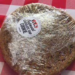 Frost Bank - Closer look of the oatmeal chocolate chip cookie