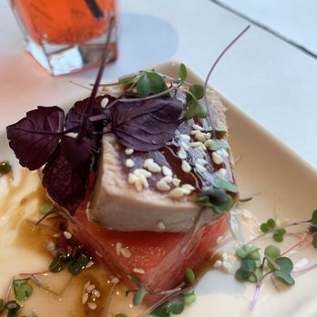 Bold American Fare - Close up of the seared tuna. - Steakhouses Near Me - Algonquin, Illinois Bold American Fare - Close up of the seared tuna. - Steakhouses Near Me - Algonquin, Illinois