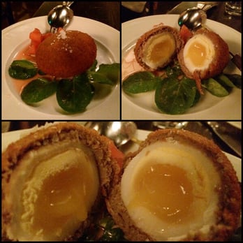 The Cavalier - Duck Duck Scotch Egg (made with duck confit) - New American Near Me - San Francisco, California