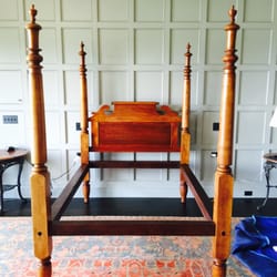 Clair & Co - Antique bed for client in Great Falls, Va.