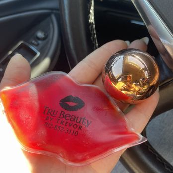 Tru Beauty by Trevor - They give you these cute gifts!! Lip balm & a cold pack, so nice!! - Medical Spas Near Me - Henderson, Nevada