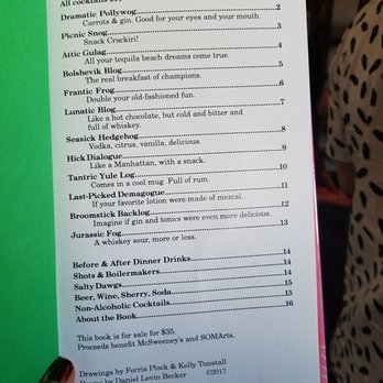 Trick Dog - drink menu July 2017 - Cocktail Bars Near Me - San Francisco, California Trick Dog - drink menu July 2017 - Cocktail Bars Near Me - San Francisco, California