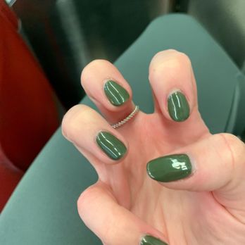 Hot Tips Nails and Spa - Week old gel mani - Nail Salons Near Me - Denver, Colorado