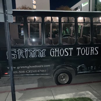 Grimm Ghost Tours - Old, creeky & quite bumpy tour bus. It has cobwebs and skeleton decor inside. Perfect for touring the city with tales of ghosts. Recommend! - Tours Near Me - Salt Lake City, Utah Grimm Ghost Tours - Old, creeky & quite bumpy tour bus. It has cobwebs and skeleton decor inside. Perfect for touring the city with tales of ghosts. Recommend! - Tours Near Me - Salt Lake City, Utah