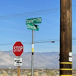 Bertrands RV Park - One corner of the RV Park, turn here for Pull Thru site access