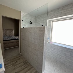 Diversified Remodeling - Large single shower after remodel