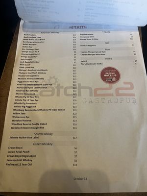 Menu photo 3 Catch 22 Gastropub Athens, GA