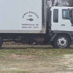 Lewis Seafood - This is a delivery truck