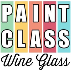 Paint Class Wine Glass