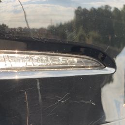 Scratches on the mirror...