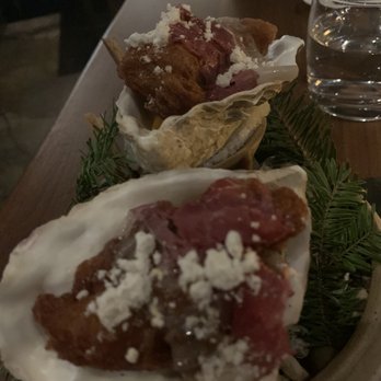 Canoe - Oyster appetizer was good but rather have raw oysters - Canadian (New) Near Me - Toronto, Ontario Canoe - Oyster appetizer was good but rather have raw oysters - Canadian (New) Near Me - Toronto, Ontario
