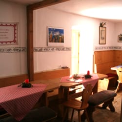 Sennerei Schweizerhütte - Die einfache und gemütliche Stube der Sennerei Schweizerhütte
