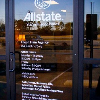 Allstate Insurance Agent: Glenn Ham - Allstate Insurance - Home & Rental Insurance Near Me - Florence, South Carolina Allstate Insurance Agent: Glenn Ham - Allstate Insurance - Home & Rental Insurance Near Me - Florence, South Carolina