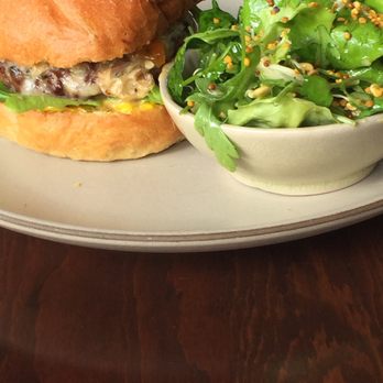 River Café - Bison Burger - Canadian (New) Near Me - Calgary, Alberta River Café - Bison Burger - Canadian (New) Near Me - Calgary, Alberta