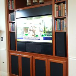 Audio Video Systems - Rocklin CA. Custom design cabinet.