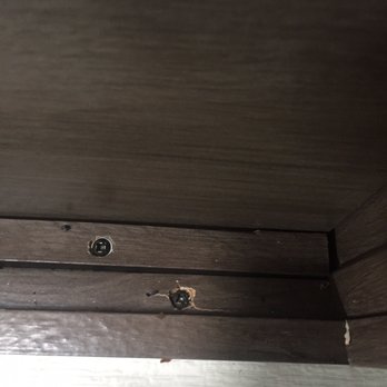 Pierce RV Supercenter - They screwed the screw to far cracked the wood - RV Dealers Near Me - Great Falls, Montana