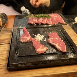Petra - Iberico pork on a sizzling hot plate