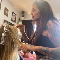 The Beauty Lounge Salon - DD creating hair masterpiece
