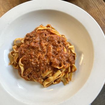 Go Nonna - Tagliatelle alla Bolognese (Emilia Romagna) & Broccoli Al Salto - Argentine Near Me - Long Island City, New York