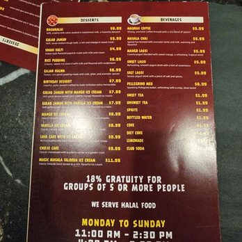 Magic Masala Naples - Menu - Indian Near Me - Naples, Florida