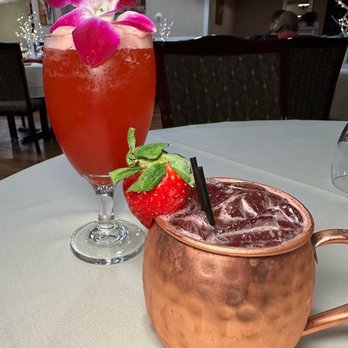 Windsor Steak and Seafood - Mocktail and raspberry mule - Seafood Near Me - Windsor, Connecticut Windsor Steak and Seafood - Mocktail and raspberry mule - Seafood Near Me - Windsor, Connecticut