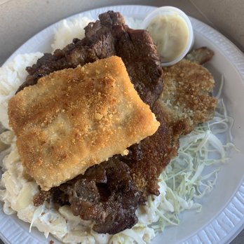 Rainbow Drive-In - Mixed plate - Hawaiian Near Me - Honolulu, Hawaii