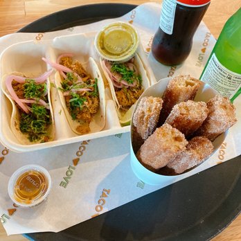 Taco Love - Chicken and steak taco with churros - Tacos Near Me - Davie, Florida Taco Love - Chicken and steak taco with churros - Tacos Near Me - Davie, Florida