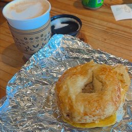 1/3 lb. Sausage, Griddle Egg & Cheese, Latte 1/3 lb. Sausage, Griddle Egg & Cheese, Latte