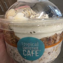 Banana Chia Oatmeal Pudding