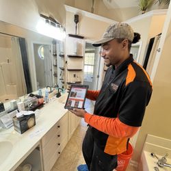 Coolray Heating & Air Conditioning - Here he is holding his picture on their website!! With his work