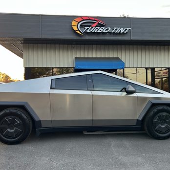 Turbo Tint - Cyber Truck with our nano-ceramic window tint in 15% - Car Window Tinting Near Me - Marietta, Georgia