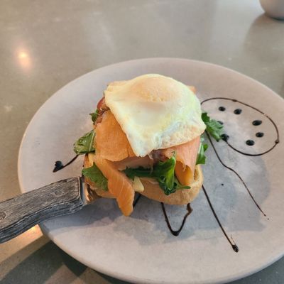 Photo of Tally's Silver Spoon - Rapid City, SD, US. Breakfast "BLT", sub for smoked salmon