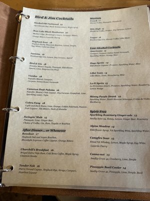 Menu photo 3 Bird & Jim Estes Park, CO Menu photo 3 Bird & Jim Estes Park, CO