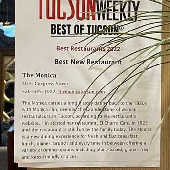 The Monica - Breakfast & Brunch Near Me - Tucson, Arizona