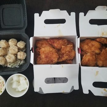 Bonchon Pearland - Shrimp shumai, medium chicken strips (20pc) soy garlic, coleslaw - Chicken Wings Near Me - Pearland, Texas Bonchon Pearland - Shrimp shumai, medium chicken strips (20pc) soy garlic, coleslaw - Chicken Wings Near Me - Pearland, Texas