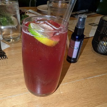 True Food Kitchen - SPARKLING PRICKLY PEAR TISANE - Salad Near Me - Fairfax, Virginia True Food Kitchen - SPARKLING PRICKLY PEAR TISANE - Salad Near Me - Fairfax, Virginia