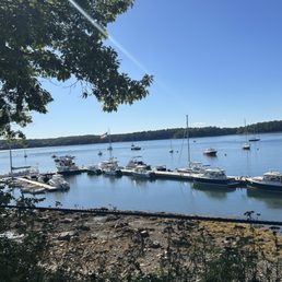 View from outdoor seating