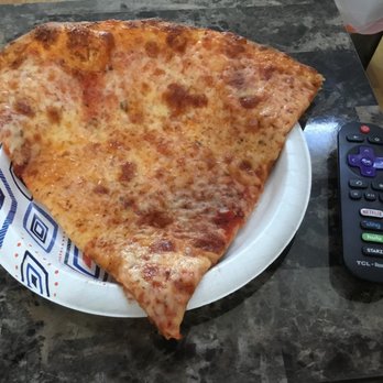 New York Pizza and Pints - One slice of 24" pizza with xtra cheese and xtra sauce - Pizza Near Me - McKinney, Texas