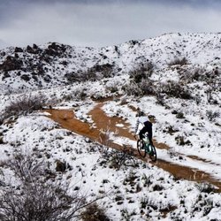 Belgian Waffle Ride - A little unexpected snow in the Valley of The Sun