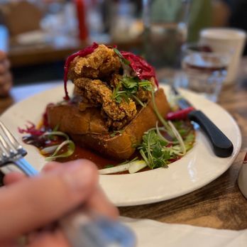 Jam Cafe - Chicken French toast - Breakfast & Brunch Near Me - Vancouver, British Columbia Jam Cafe - Chicken French toast - Breakfast & Brunch Near Me - Vancouver, British Columbia