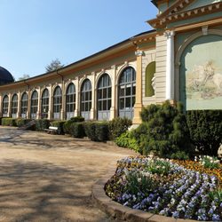 Trink- und Wandelhalle im Badepark
