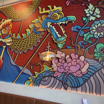 Yoko - Inside Wall Mural - Thai Near Me - Sachse, Texas