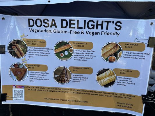Menu photo 2 Dosa Delight’s Vacaville, CA Menu photo 2 Dosa Delight’s Vacaville, CA