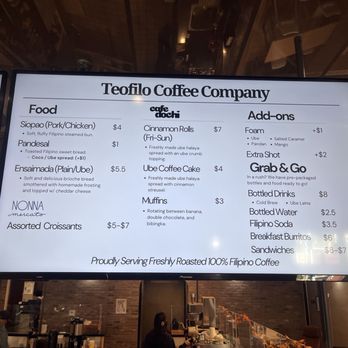 Teofilo Coffee Company - Coffee & Tea Near Me - Carson, California
