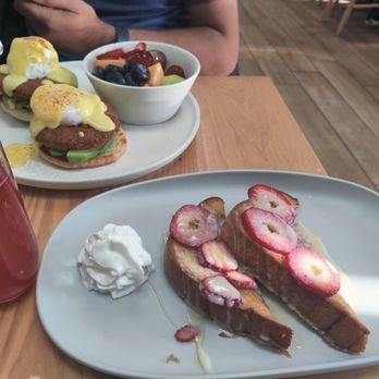 The Breeze Cafe - Tres leches French toast and crab Benedict - Breakfast & Brunch Near Me - Newark, California The Breeze Cafe - Tres leches French toast and crab Benedict - Breakfast & Brunch Near Me - Newark, California