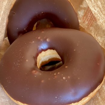 Tim Hortons - 06.08.23 Chocolate Glazed - Coffee & Tea Near Me - Akron, New York