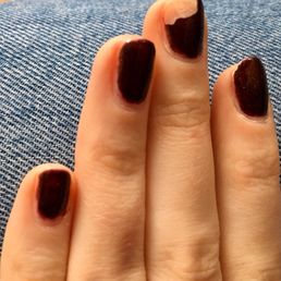 one week into my gel mani one week into my gel mani