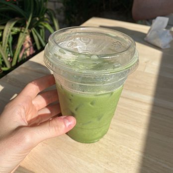 Parakeet Cafe - La Jolla - iced Matcha latte - Coffee & Tea Near Me - La Jolla, California