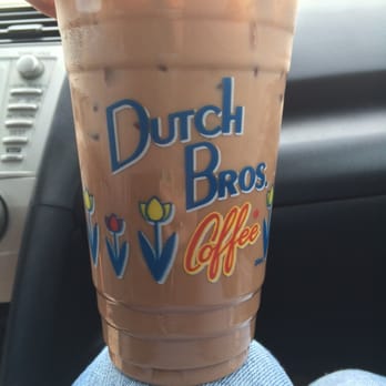 Dutch Bros Coffee - Iced white chocolate mocha! Sooo good! - Coffee & Tea Near Me - Davis, California