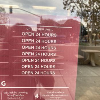 Jack in the Box - Drive through hours - Fast Food Near Me - Menlo Park, California